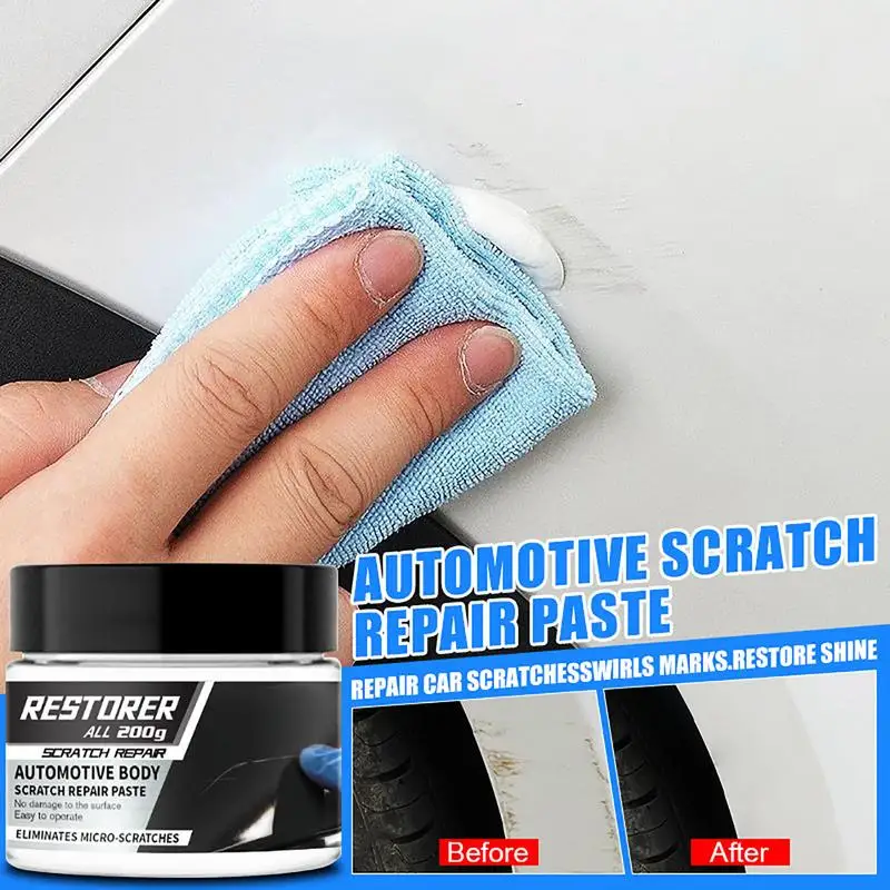200g Car Scratch Wax Remover Car Body Grinding Compound Paste Auto Scratch Cracks Rips Paint Repair Cream Pastes Cleaner Agent
200g Car Scratch Wax Remover Car Body Grinding Compound Paste Auto Scratch Cracks Rips Paint Repair Cream Pastes Cleaner Agent