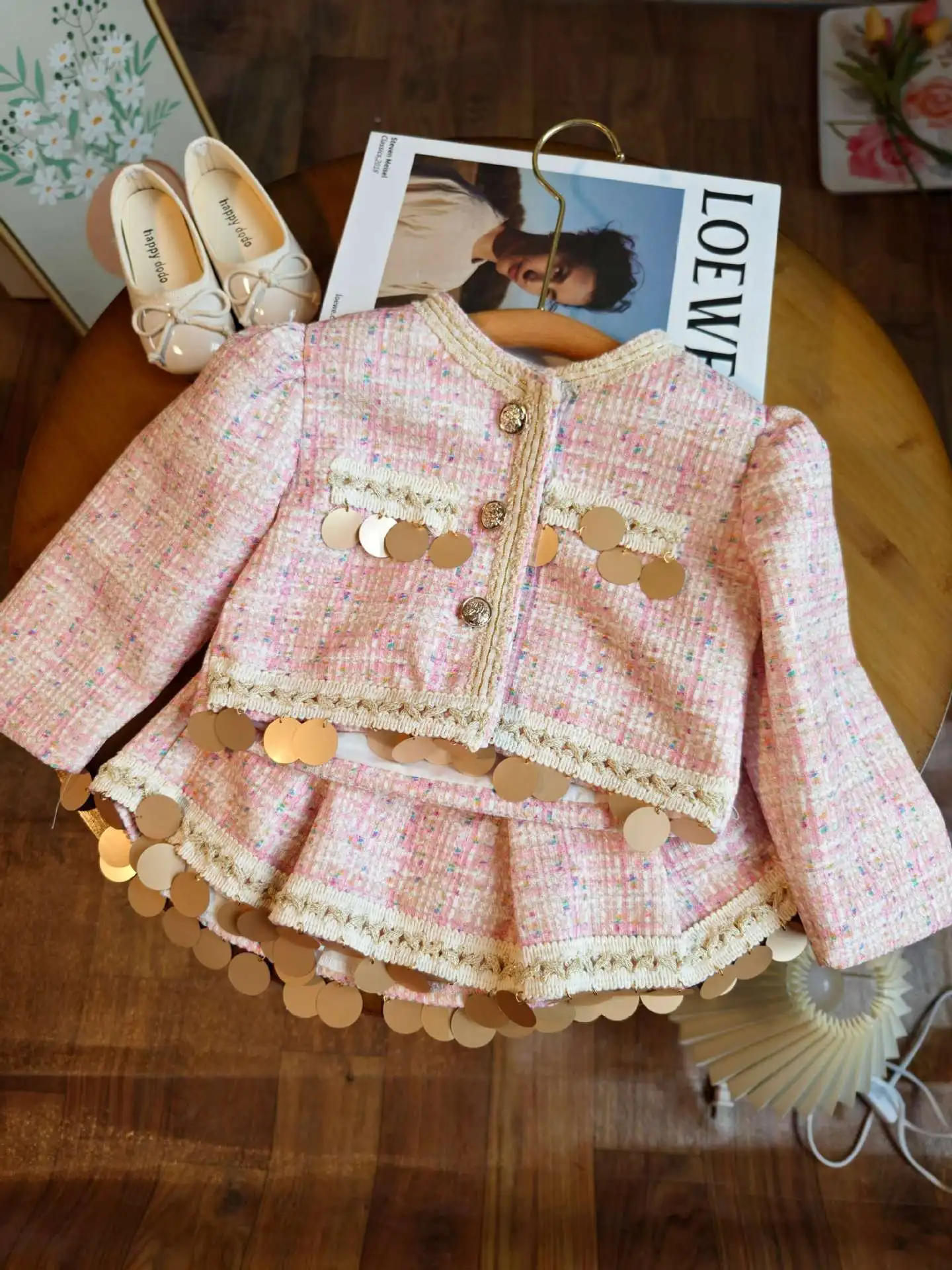 Girls Dress Sequined Fashion 2pc Suit Casual Wear 1-7 years Casual Suit Jacket Skirt
Girls Dress Sequined Fashion 2pc Suit Casual Wear 1-7 years Casual Suit Jacket Skirt