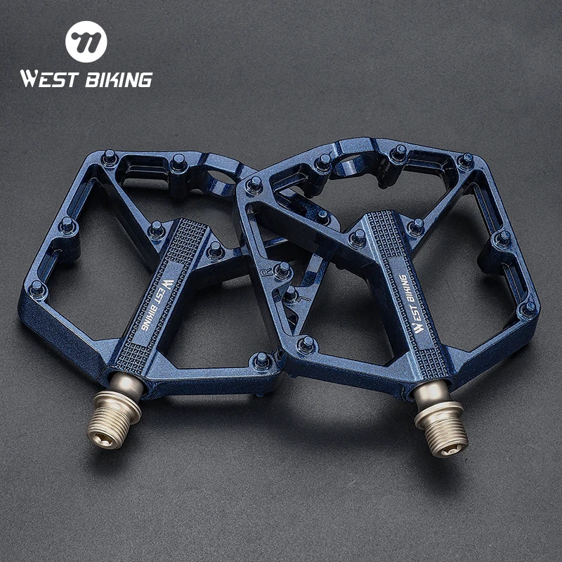 WEST BIKING 3 Bearing Bike Pedals Ultralight Road Cycling BMX Pedals Mountain Aluminum Alloy Flat Pedals Bicycle Accessories
WEST BIKING 3 Bearing Bike Pedals Ultralight Road Cycling BMX Pedals Mountain Aluminum Alloy Flat Pedals Bicycle Accessories