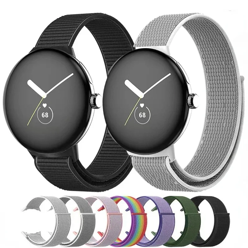 

Nylon loop strap For Google Pixel watch sport breathable bracelet wristband Replacement Belt For Google Pixel watch strap correa