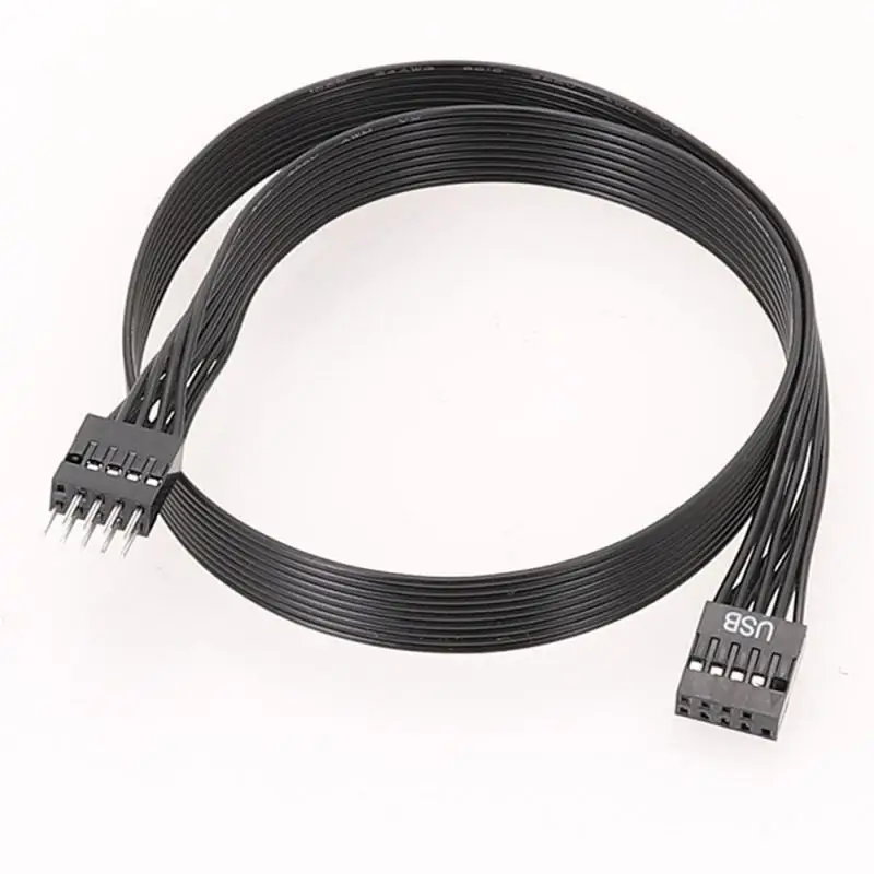 Motherboard Mainboard 9Pin USB 2.0 Male to Female Extension Dupont Data Cable Cord Wire Line 30cm for PC DIY
Motherboard Mainboard 9Pin USB 2.0 Male to Female Extension Dupont Data Cable Cord Wire Line 30cm for PC DIY