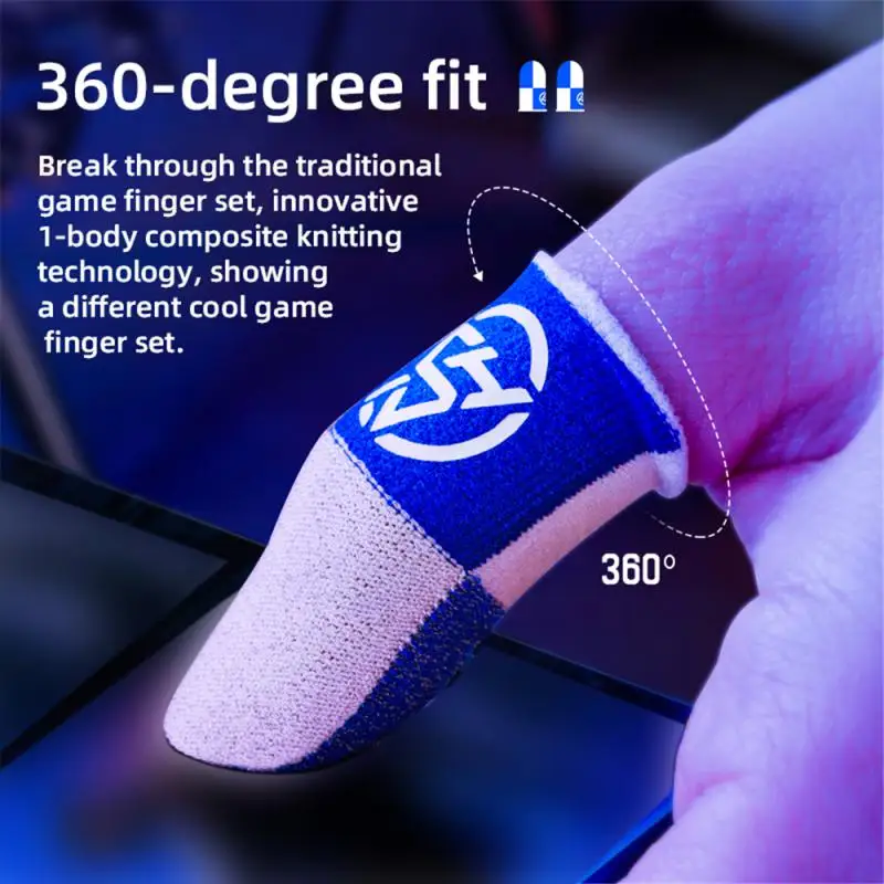 

Anti-slip Finger Cots Durable Prevent Hand Sweat Improve Traction Enhance Gaming Performance Comfortable Fit