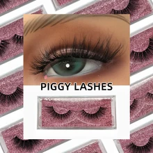 PIGGY Eyelashes 3D Mink Lashes High Volume Handmade Mink False Eyelashes Thick Full Strip Lashes Cruelty Free
PIGGY Eyelashes 3D Mink Lashes High Volume Handmade Mink False Eyelashes Thick Full Strip Lashes Cruelty Free