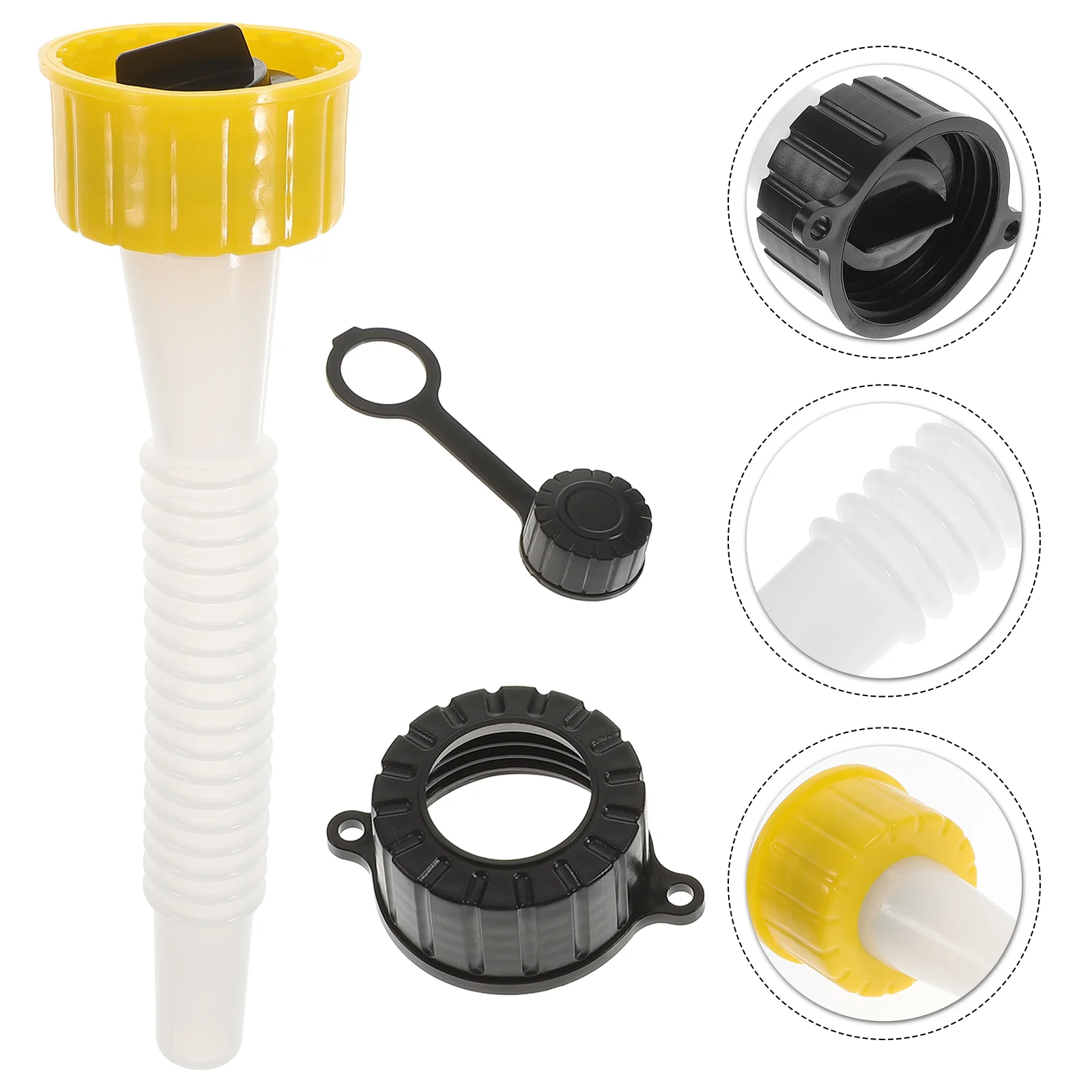 

1 Set of Oil Tank Nozzle Parts Change Gasket Plug Venting Hole Cover Plastic Oil Tank Nozzle Parts