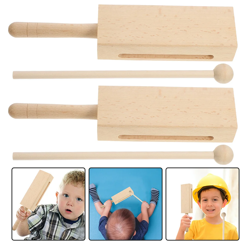 2 Sets Percussion Instruments Wooden Musical Instrument Wood Block Instrument with Mallet
2 Sets Percussion Instruments Wooden Musical Instrument Wood Block Instrument with Mallet