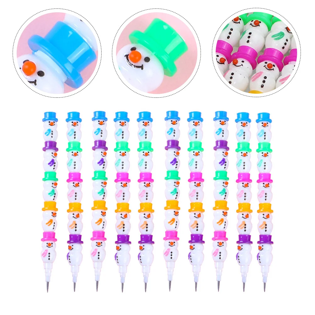 20 Pcs Snowman Pencil Stacking Point Pencils Christmas Gifts Kids Student Crayons School Supplies Stationery Filler Automatic
20 Pcs Snowman Pencil Stacking Point Pencils Christmas Gifts Kids Student Crayons School Supplies Stationery Filler Automatic