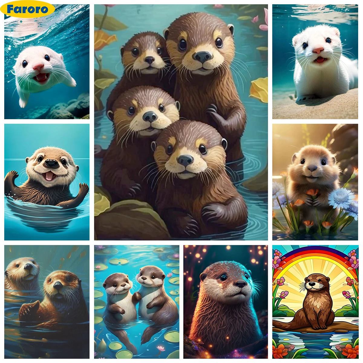 Eurasian River Otter 5D Diamond Painting Cartoon Animal Diamond Embroidery Cross Stitch Handmade Children's Gift Home Wall Decor
Eurasian River Otter 5D Diamond Painting Cartoon Animal Diamond Embroidery Cross Stitch Handmade Children's Gift Home Wall Decor