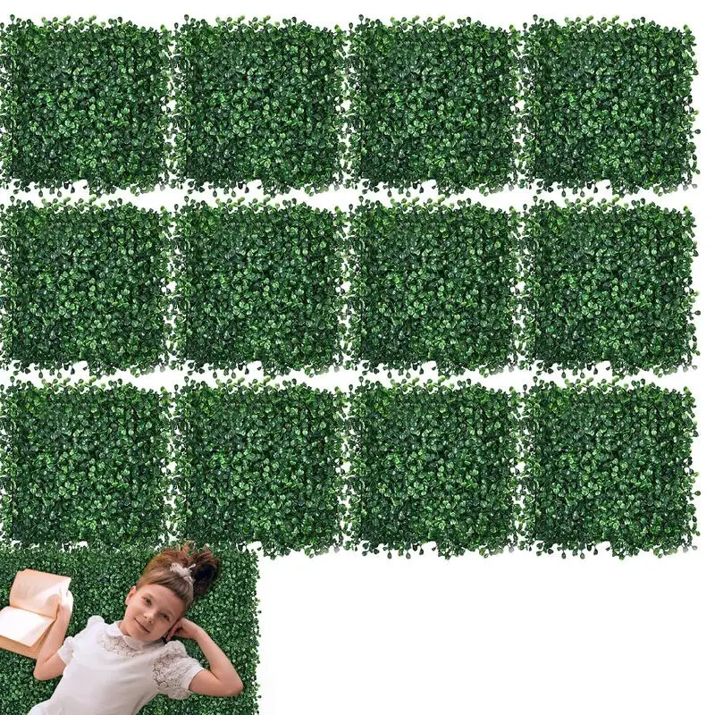 

Artificial Ivy Hedge Green Leaf Fence Panels Faux Privacy Fence Screen For Home Outdoor Garden Balcony And Wall greenery decor