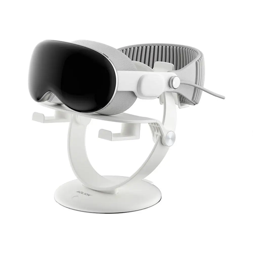 

VR Stand Holder For Apple Vision Pro Universal VR Headband Storage Bracket Round Base Mount Install VR Accessories Oculus H3F6