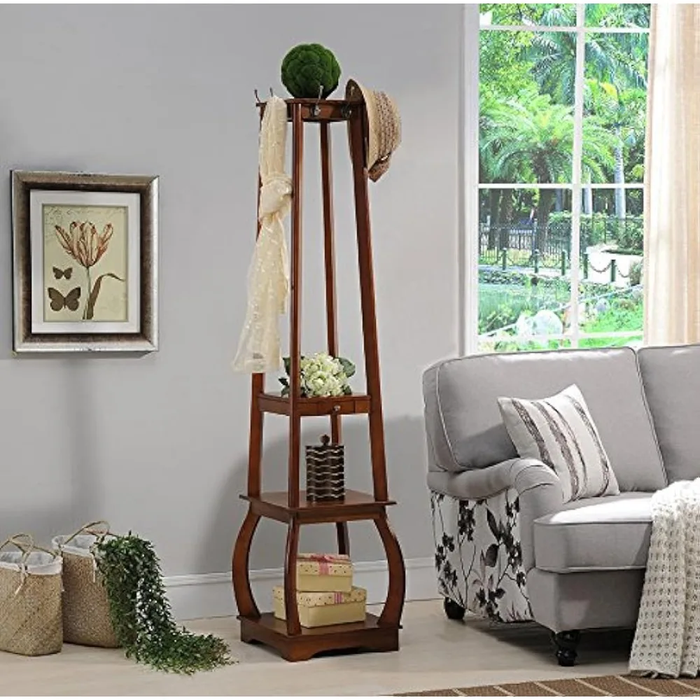 Entryway Coat Rack With Storage Shelves & Drawer Hangers for Clothes Dryers Walnut Dirty Laundry Basket Folding Clothes Hanger
Entryway Coat Rack With Storage Shelves & Drawer Hangers for Clothes Dryers Walnut Dirty Laundry Basket Folding Clothes Hanger