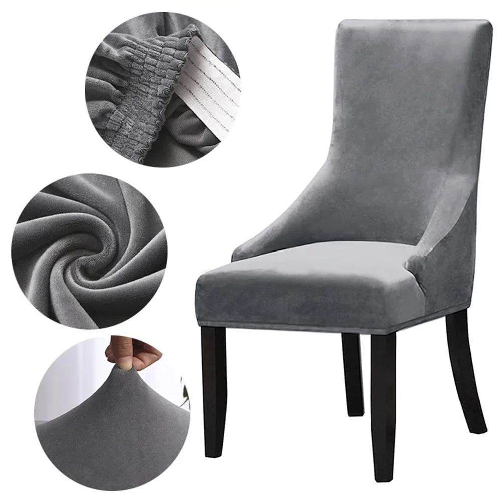 Velvet Chair Cover Anti-slip Dust Proof Chair Slip Removable Chair Case Elastic Seat Protector Case Solid Color Slipcovers
Velvet Chair Cover Anti-slip Dust Proof Chair Slip Removable Chair Case Elastic Seat Protector Case Solid Color Slipcovers