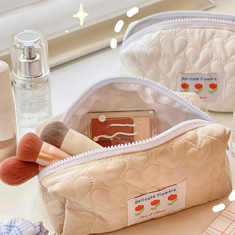 Solid Color Large Capacity Pencil Case Love Heart Flower Pattern Pencil Bag Cosmetics Storage Bag Supplies Stationery
Solid Color Large Capacity Pencil Case Love Heart Flower Pattern Pencil Bag Cosmetics Storage Bag Supplies Stationery