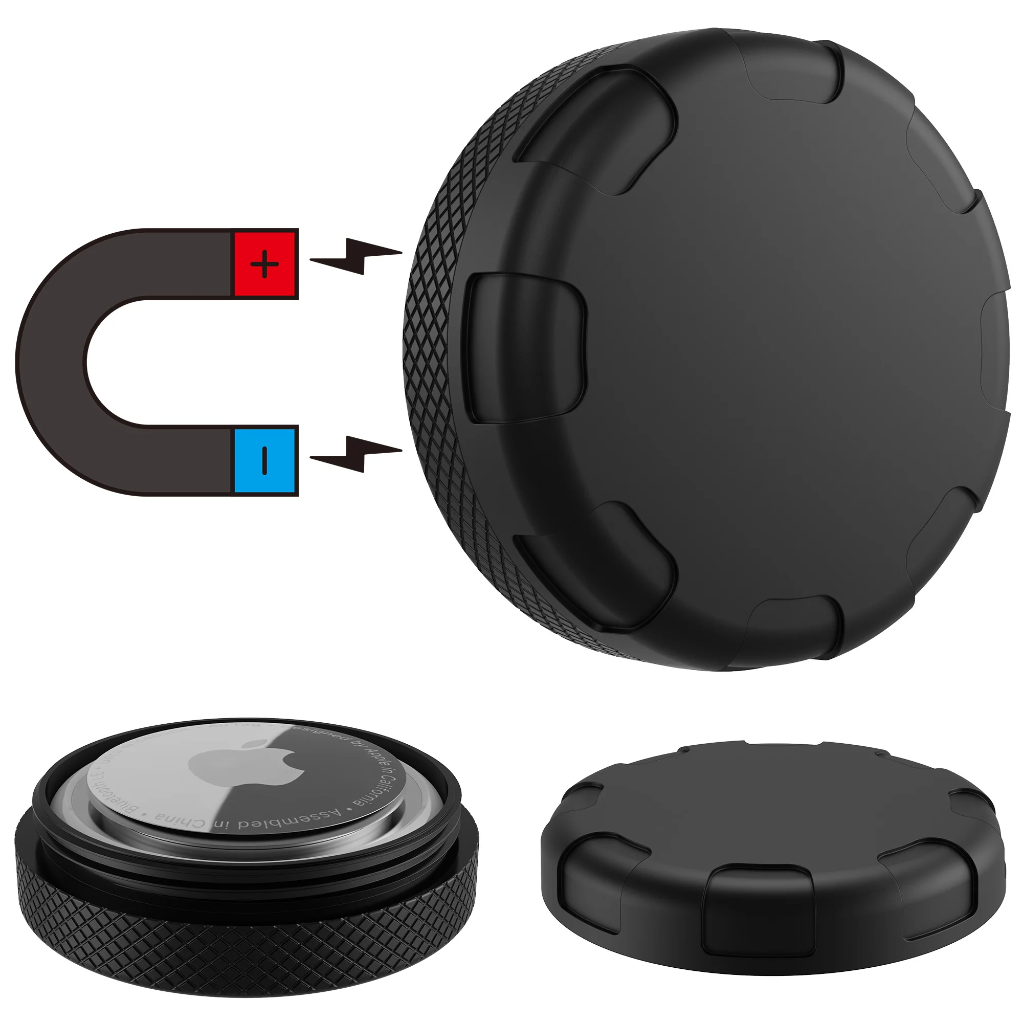 Magnet AirTag Holder for Apple AirTag Case Waterproof Strong Neodymium Magnet Sturdy&Durable Easy Installation for Car Bike
Magnet AirTag Holder for Apple AirTag Case Waterproof Strong Neodymium Magnet Sturdy&Durable Easy Installation for Car Bike