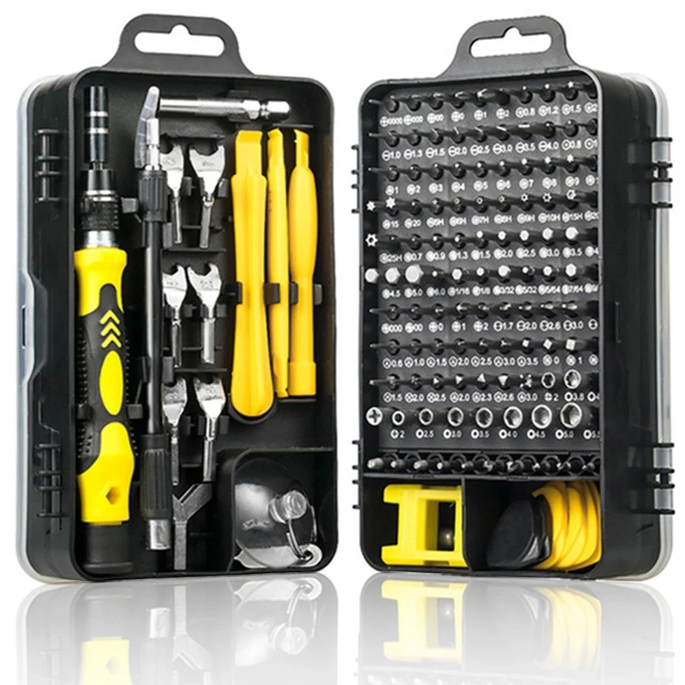 New low price 122 in 1 Screwdriver Set Precision Magnetic Screw Driver Bits Torx Hex Bit Handle Mobile Phone Repair Screwdrive
New low price 122 in 1 Screwdriver Set Precision Magnetic Screw Driver Bits Torx Hex Bit Handle Mobile Phone Repair Screwdrive