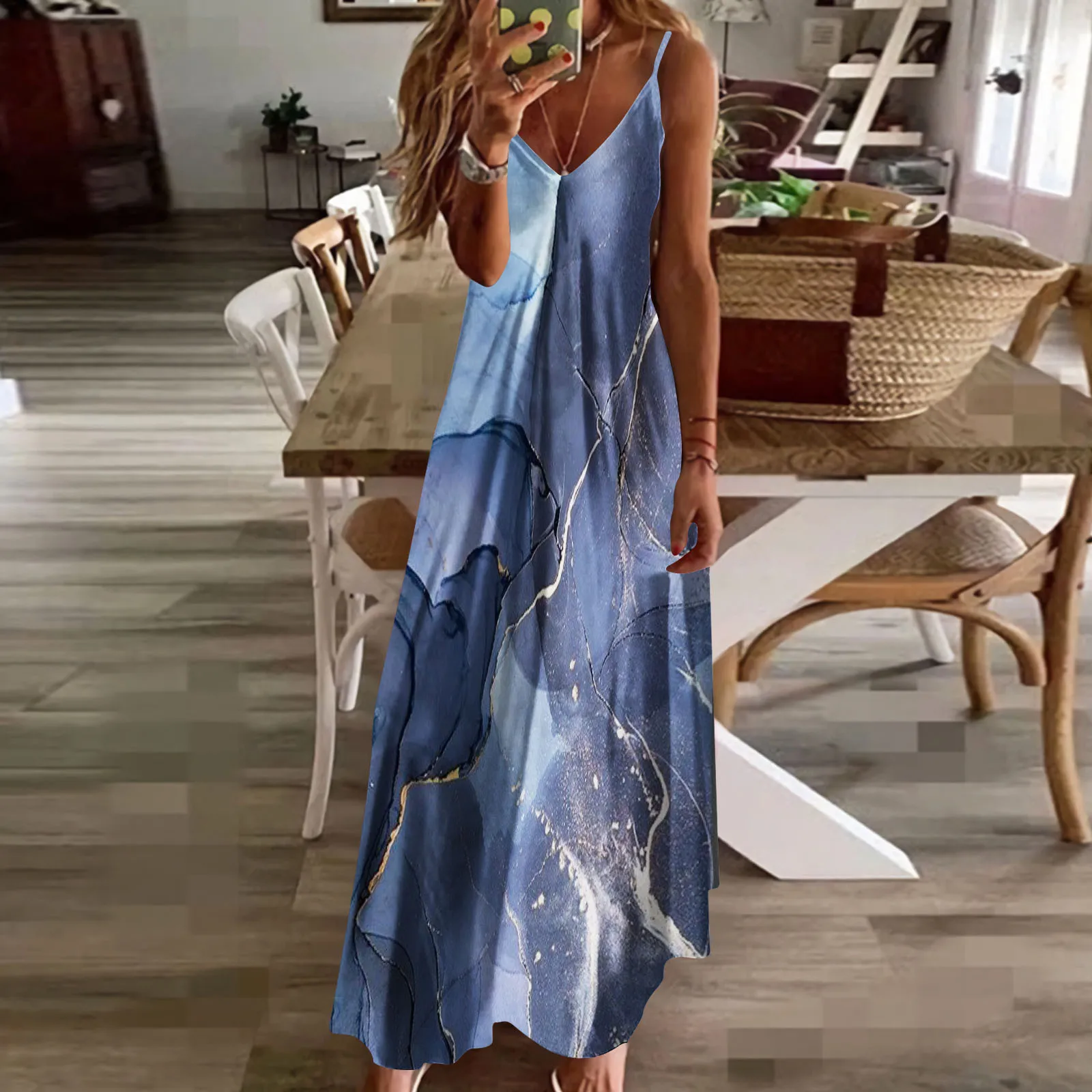 Dresses Women 2022 Fashion Summer Beach Printed Sleeveless Maxi Dress Slip Boho Floral Shirt Dresses For Women Vestidos Femme
Dresses Women 2022 Fashion Summer Beach Printed Sleeveless Maxi Dress Slip Boho Floral Shirt Dresses For Women Vestidos Femme