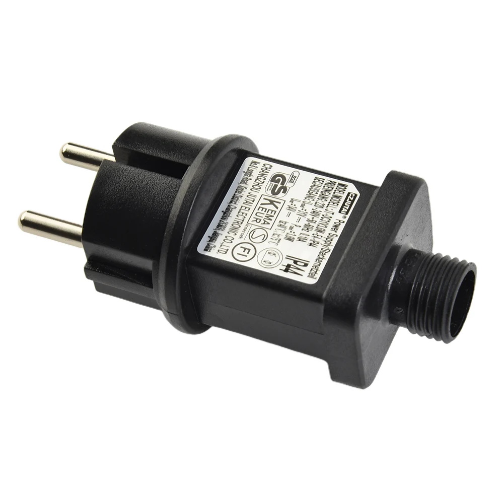 

2-pin Connectors LED Fairy Lights Power Supply Adapter Transformer Driver IP44 31V Max 3.6W For Low Voltage LED Devices