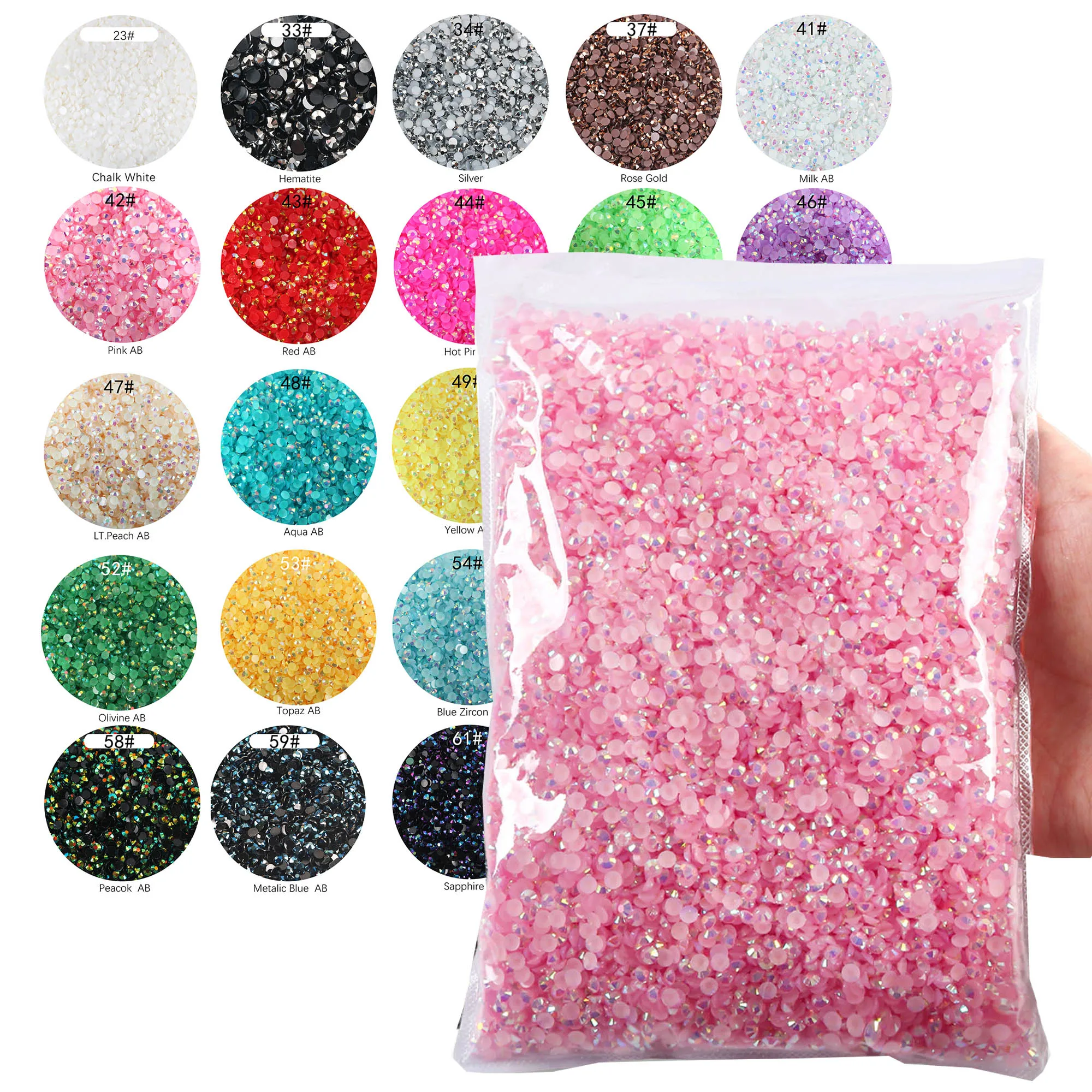 Wholesale Bulk Jelly AB Resin Rhinestones Non Hotfix Rhinestone Craft Supplies Crystal for Bottles Mugs Tumbler
Wholesale Bulk Jelly AB Resin Rhinestones Non Hotfix Rhinestone Craft Supplies Crystal for Bottles Mugs Tumbler