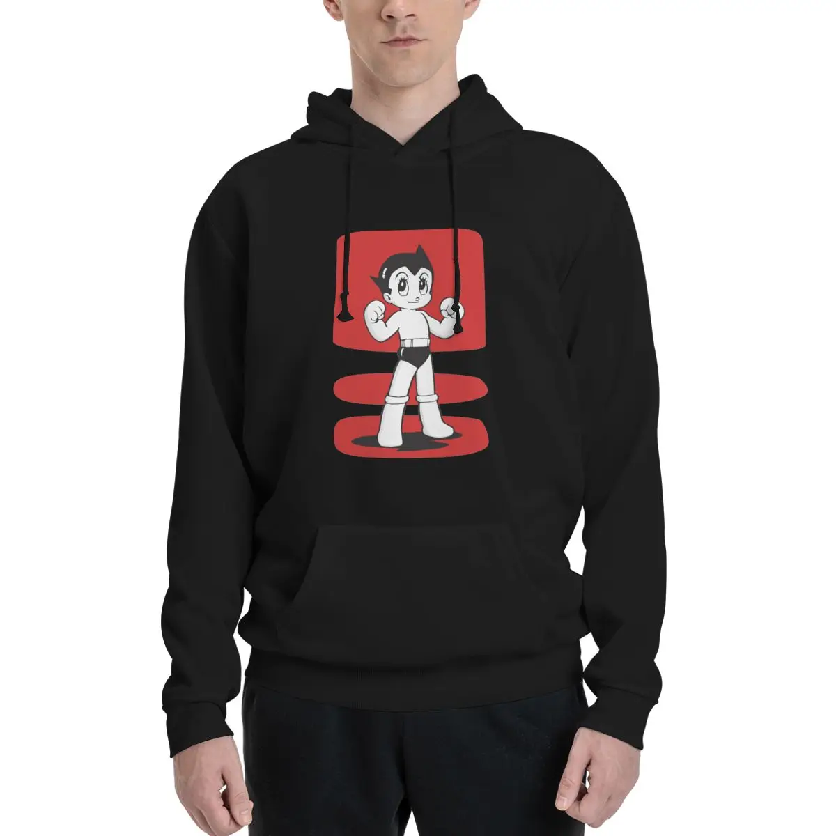 

Top Quality Tetsuwan Atom Anime Astro Boy 9 Couples Plus Velvet Hooded Sweater Activity competition sexy Hooded rope pullover