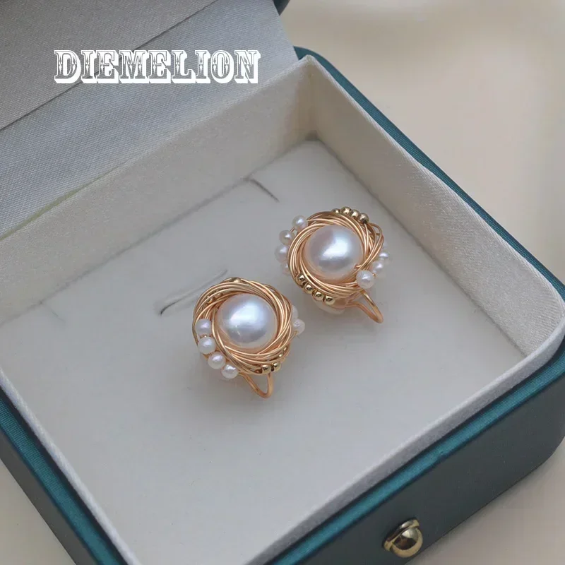 Handmade High Quality Natural Freshwater Pearl Clip on Earrings for Women Pierced and Non Pierced No Ear Hole Painless Ear Clips
Handmade High Quality Natural Freshwater Pearl Clip on Earrings for Women Pierced and Non Pierced No Ear Hole Painless Ear Clips