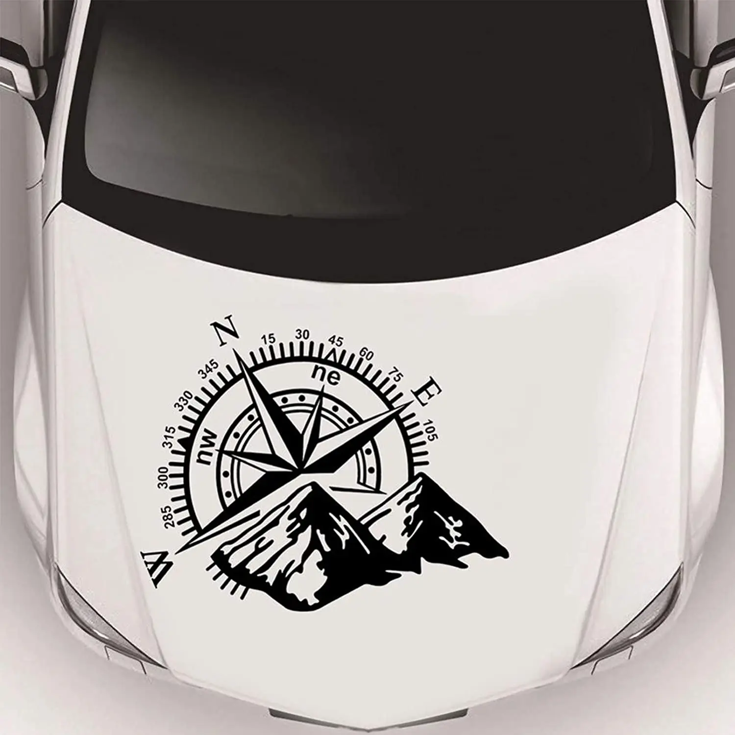 2PCs Fochutech Car Decals Compass with Mountains Hood Decal Car Window Decals/ Door Decal Waterproof Car Decal Stickers Rear Win
2PCs Fochutech Car Decals Compass with Mountains Hood Decal Car Window Decals/ Door Decal Waterproof Car Decal Stickers Rear Win