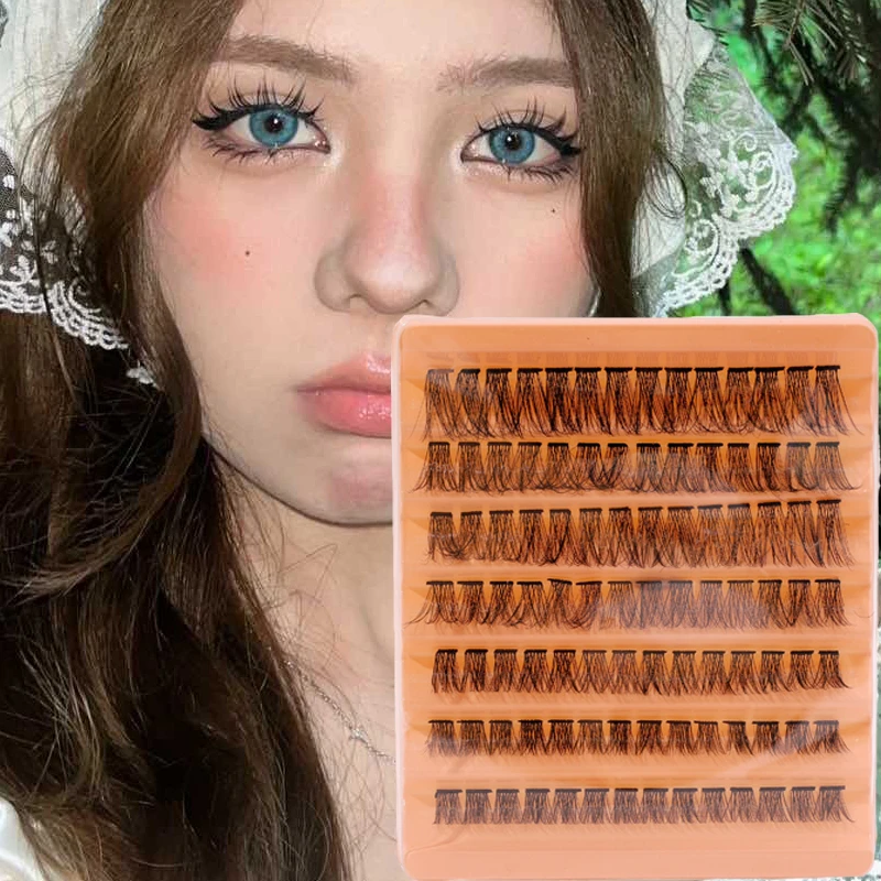 

Individual Cluster Little Devil False Eyelashes Bundle DIY Cosplay Makeup Wispy Reusable Lashes Soft Natural Eyelash Extension