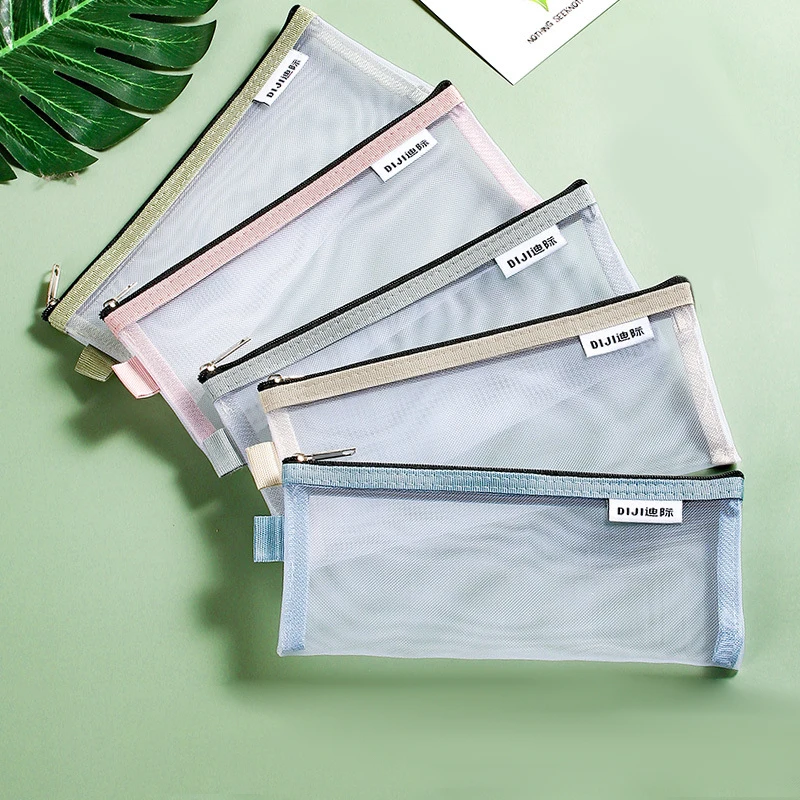 Simple Transparent Mesh Pencil Case Office Student Pencil Cases School Supplies Pen Box
Simple Transparent Mesh Pencil Case Office Student Pencil Cases School Supplies Pen Box