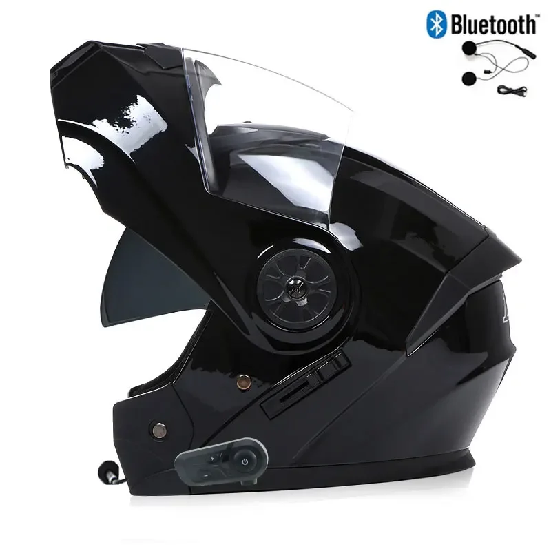 Men Women Bluetooth Modular Dual Lens Motorcycle Safety Downhill Flip Up Helmets Motocross Racing Full Face Casco Moto ECE DOT
Men Women Bluetooth Modular Dual Lens Motorcycle Safety Downhill Flip Up Helmets Motocross Racing Full Face Casco Moto ECE DOT
