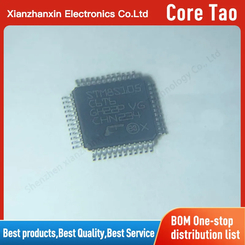 1~5PCS/LOT STM8S105C6T6 STM8S105 105C6T6 LQFP48 Microcontroller chips in stock
1~5PCS/LOT STM8S105C6T6 STM8S105 105C6T6 LQFP48 Microcontroller chips in stock