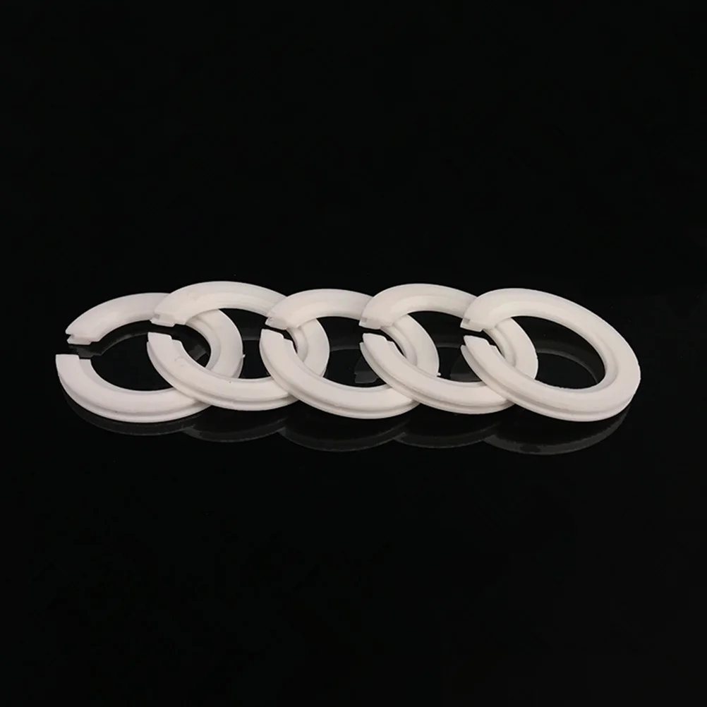 

10Pc Lamp Shade Ring E27 Convert to E14 Lighting Accessories Lamp Holder Collar Replacement Adapter Ring ( White )