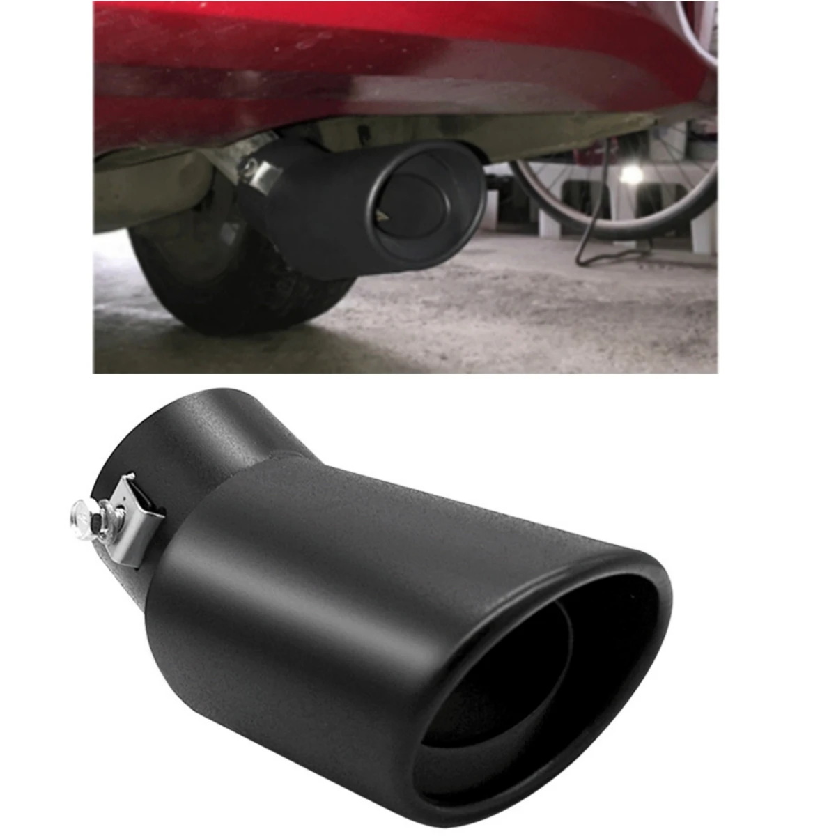 Black straight pipe bend General Motors exhaust muffler tip pipe Stainless steel exhaust system muffler pipe for automobiles
Black straight pipe bend General Motors exhaust muffler tip pipe Stainless steel exhaust system muffler pipe for automobiles