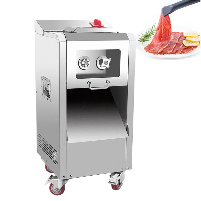 Commercial Meat Slicer High-efficiency Stainless Steel Meat Cutter Fresh Beef Mutton Meat Cutter Slice and shred
Commercial Meat Slicer High-efficiency Stainless Steel Meat Cutter Fresh Beef Mutton Meat Cutter Slice and shred