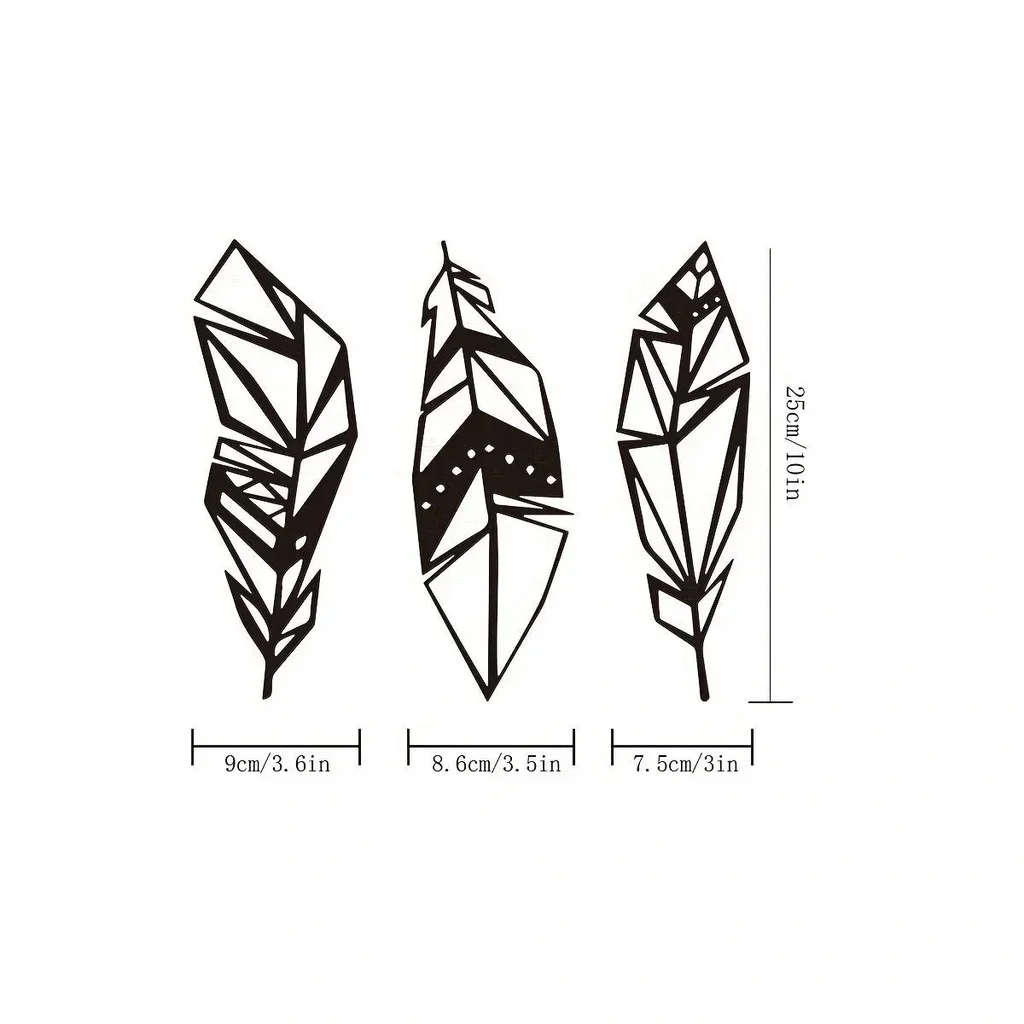 HELLOYOUNG 3pcs Metal Leaf Home Pediments Decor Art Three Leaves Wall Hanging Decoration Suitable Children's Room Nursery Kinder
HELLOYOUNG 3pcs Metal Leaf Home Pediments Decor Art Three Leaves Wall Hanging Decoration Suitable Children's Room Nursery Kinder