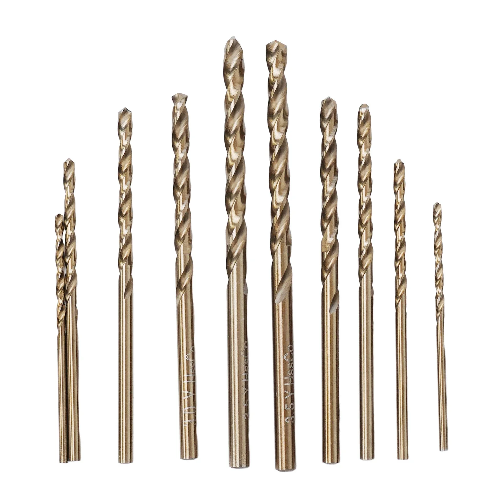 Practical New 12pcs/set Drill Bit HSS M35 Cobalt 1-3.5mm 135 Degree Accessories Auger Tools Handheld Drill Press
Practical New 12pcs/set Drill Bit HSS M35 Cobalt 1-3.5mm 135 Degree Accessories Auger Tools Handheld Drill Press