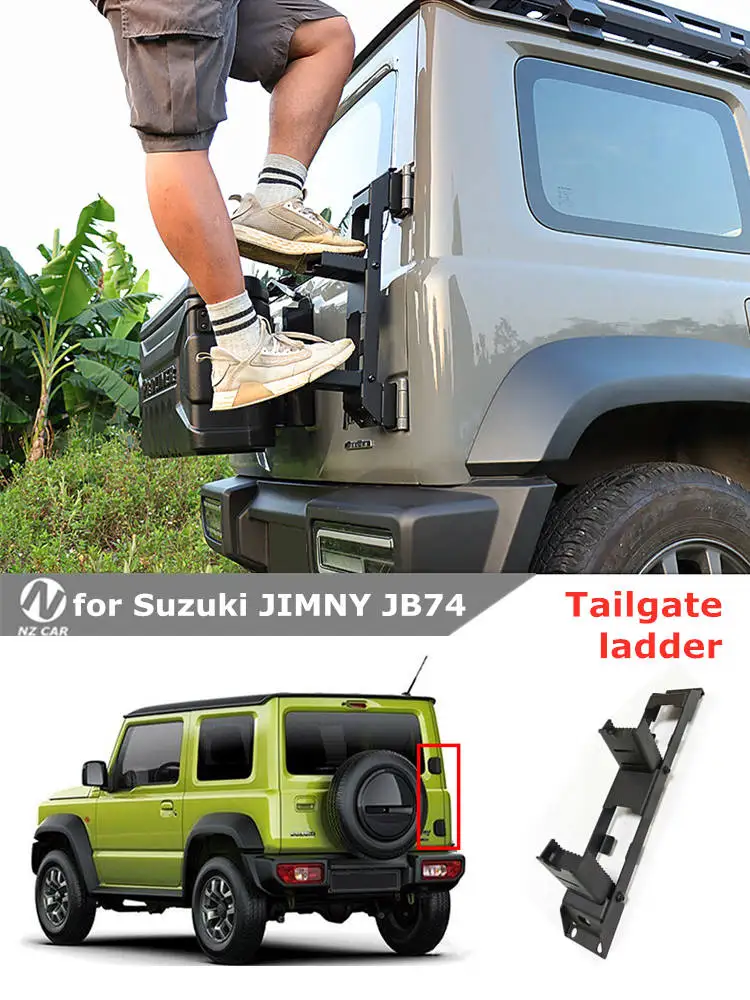 سلم الباب الخلفي لسوزوكي جيمي JB74 2024 2023 2022 2021 2020 2019 طوي البوابة الخلفية دواسة سلم الخارجي اكسسوارات السيارات 5 سلم الباب الخلفي لسوزوكي جيمي JB74 2024 2023 2022 2021 2020 2019 طوي البوابة الخلفية دواسة سلم الخارجي اكسسوارات السيارات