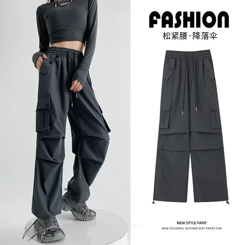 American Style Women's Loose Fit Cargo Pants Casual Trousers Pants Women Streetwear Women Joggers Women y2k pants
American Style Women's Loose Fit Cargo Pants Casual Trousers Pants Women Streetwear Women Joggers Women y2k pants