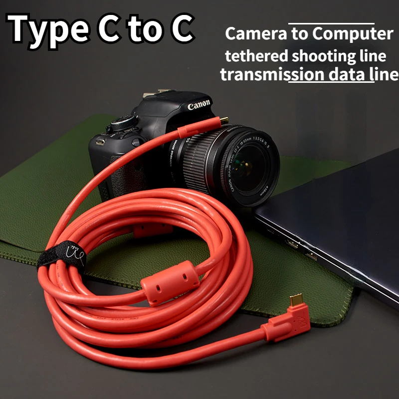 Elbow Type C-C Digital Camera Data Sync Cable Dual USB-C Canon EOS R RP Sony A7R3 A7R4 Laptop Computer Camera Online Shoot Line
Elbow Type C-C Digital Camera Data Sync Cable Dual USB-C Canon EOS R RP Sony A7R3 A7R4 Laptop Computer Camera Online Shoot Line