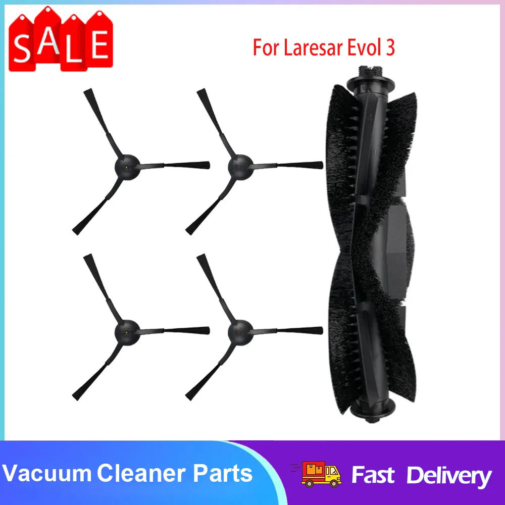 For Laresar Evol 3 Robot Vacuum Cleaner Spare Parts Roller Brush Side Brushes Accessories Household Sweeper Cleaning Brush Set
For Laresar Evol 3 Robot Vacuum Cleaner Spare Parts Roller Brush Side Brushes Accessories Household Sweeper Cleaning Brush Set