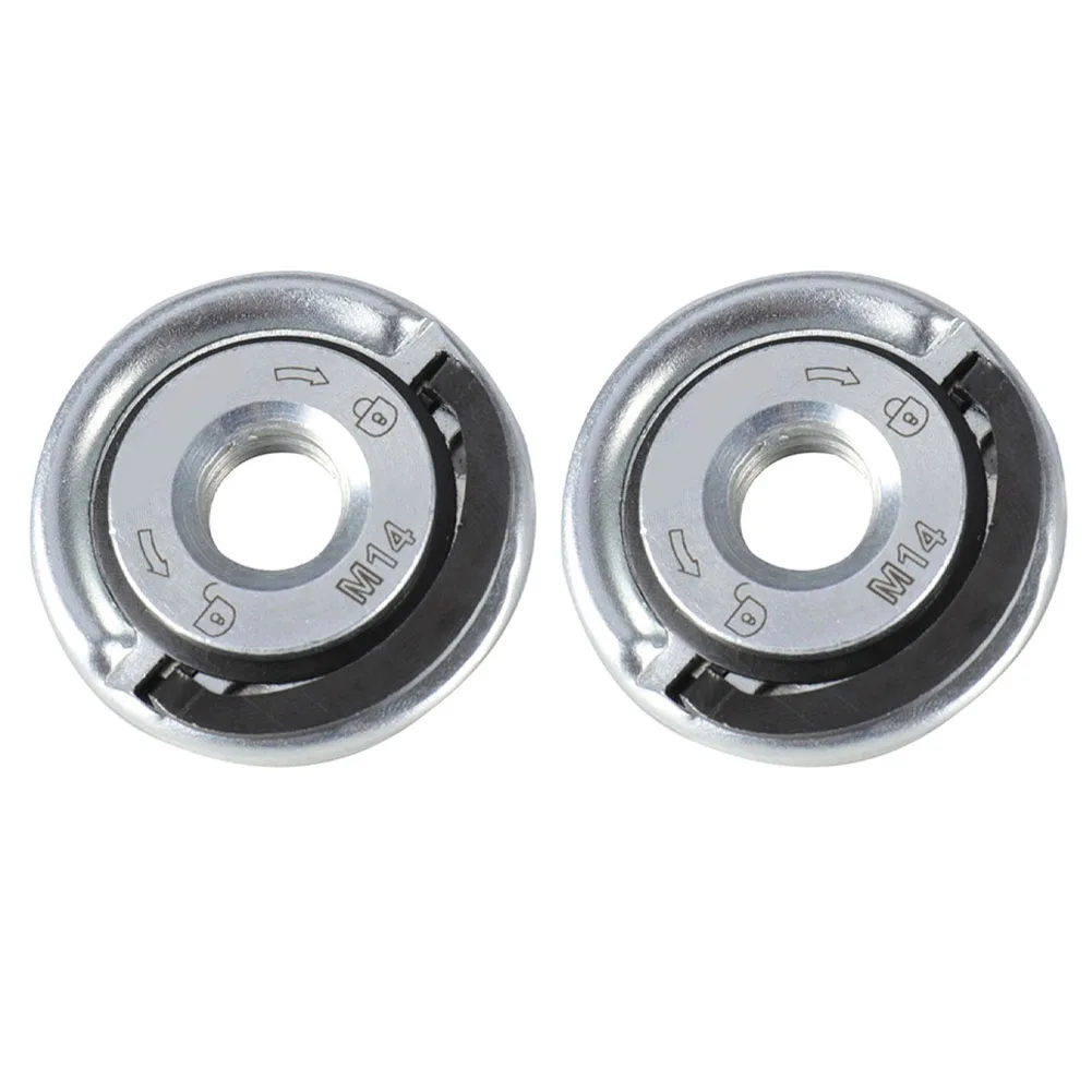 2pcs M14 Galvanized Grinder Pressure Plate Quick Release Self-Locking Grinder Pressing Plate Flange Nut Power Chuck For Grinders
2pcs M14 Galvanized Grinder Pressure Plate Quick Release Self-Locking Grinder Pressing Plate Flange Nut Power Chuck For Grinders