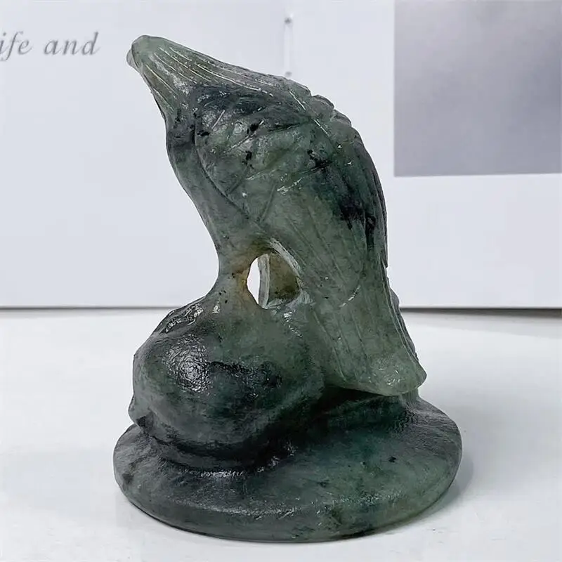 Natural Labradorite Crow Skull Carving Polished Animal Statue Healing Reiki Gemstone Crafts For Wicca Decoration 1pcs
Natural Labradorite Crow Skull Carving Polished Animal Statue Healing Reiki Gemstone Crafts For Wicca Decoration 1pcs