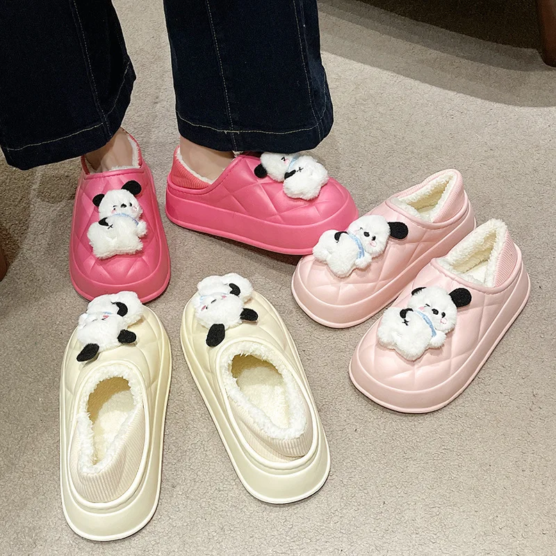 Kawaii Sanrios Pochacco Plush Slippers Winter Cartoon Home Waterproofing Cotton Slippers Cute Girl Birthday Gift For Children
Kawaii Sanrios Pochacco Plush Slippers Winter Cartoon Home Waterproofing Cotton Slippers Cute Girl Birthday Gift For Children