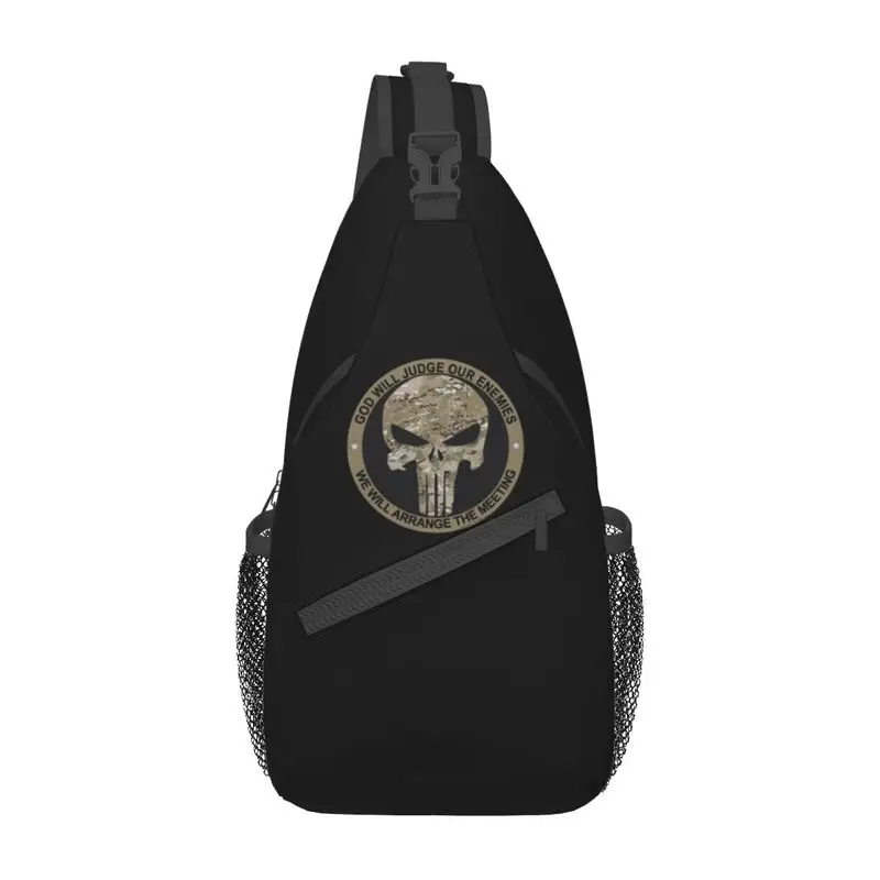 Punishers Skeleton Skull Sling Crossbody Chest Bag Men Cool Shoulder Backpack for Traveling
Punishers Skeleton Skull Sling Crossbody Chest Bag Men Cool Shoulder Backpack for Traveling