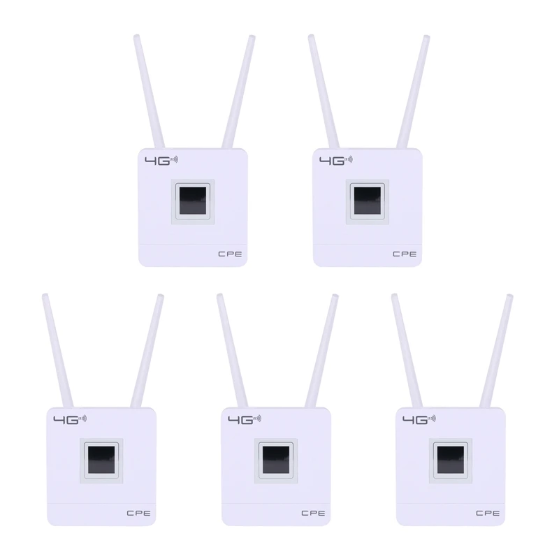 5X 3G 4G LTE Wifi Router 150Mbps Portable Hotspot Unlocked Wireless CPE Router With Sim Card Slot WAN/LAN Port EU Plug
5X 3G 4G LTE Wifi Router 150Mbps Portable Hotspot Unlocked Wireless CPE Router With Sim Card Slot WAN/LAN Port EU Plug