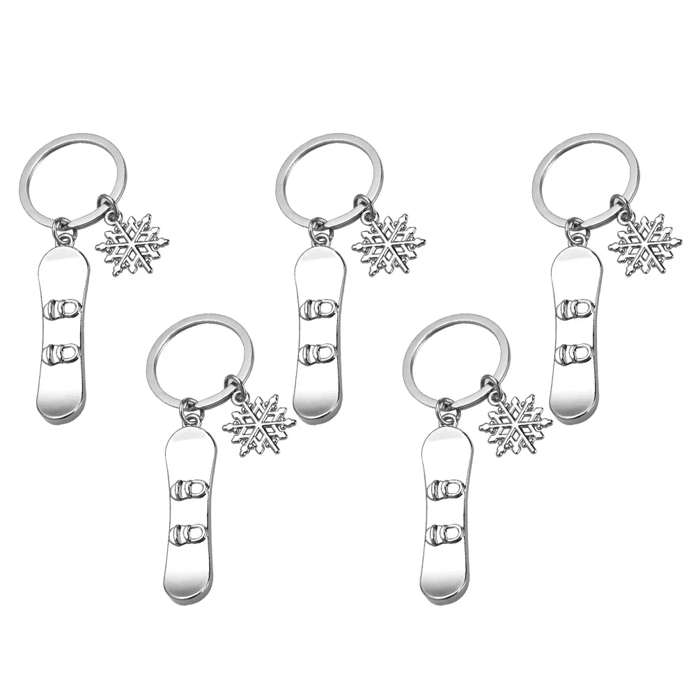 5 Pcs Snowboard Keychain Adorable Skis Pendant Hanging Sled Handbag Zinc Alloy Ring
5 Pcs Snowboard Keychain Adorable Skis Pendant Hanging Sled Handbag Zinc Alloy Ring