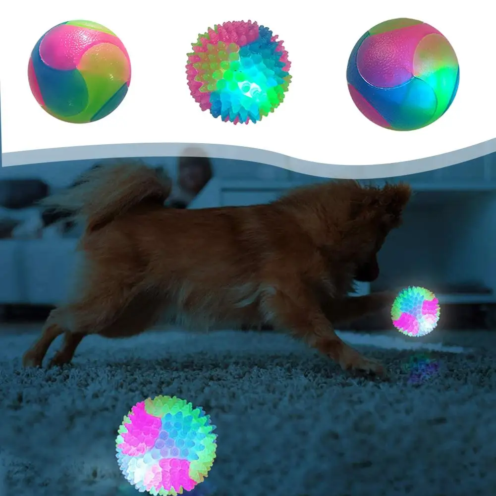 Glowing Ball Dog Toy LED Puppy Balls Flashing Elastic Ball Molar Toy Pet Color Light Ball Interactive Toys For Cats Small D Q5E6
Glowing Ball Dog Toy LED Puppy Balls Flashing Elastic Ball Molar Toy Pet Color Light Ball Interactive Toys For Cats Small D Q5E6