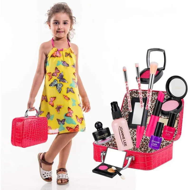 Kids Pretend Makeup For Girls Play Makeup Kit Set For Toddler With Cute Bag Beauty Set For Girl Christmas Birthday Toy(Not Real)
Kids Pretend Makeup For Girls Play Makeup Kit Set For Toddler With Cute Bag Beauty Set For Girl Christmas Birthday Toy(Not Real)
