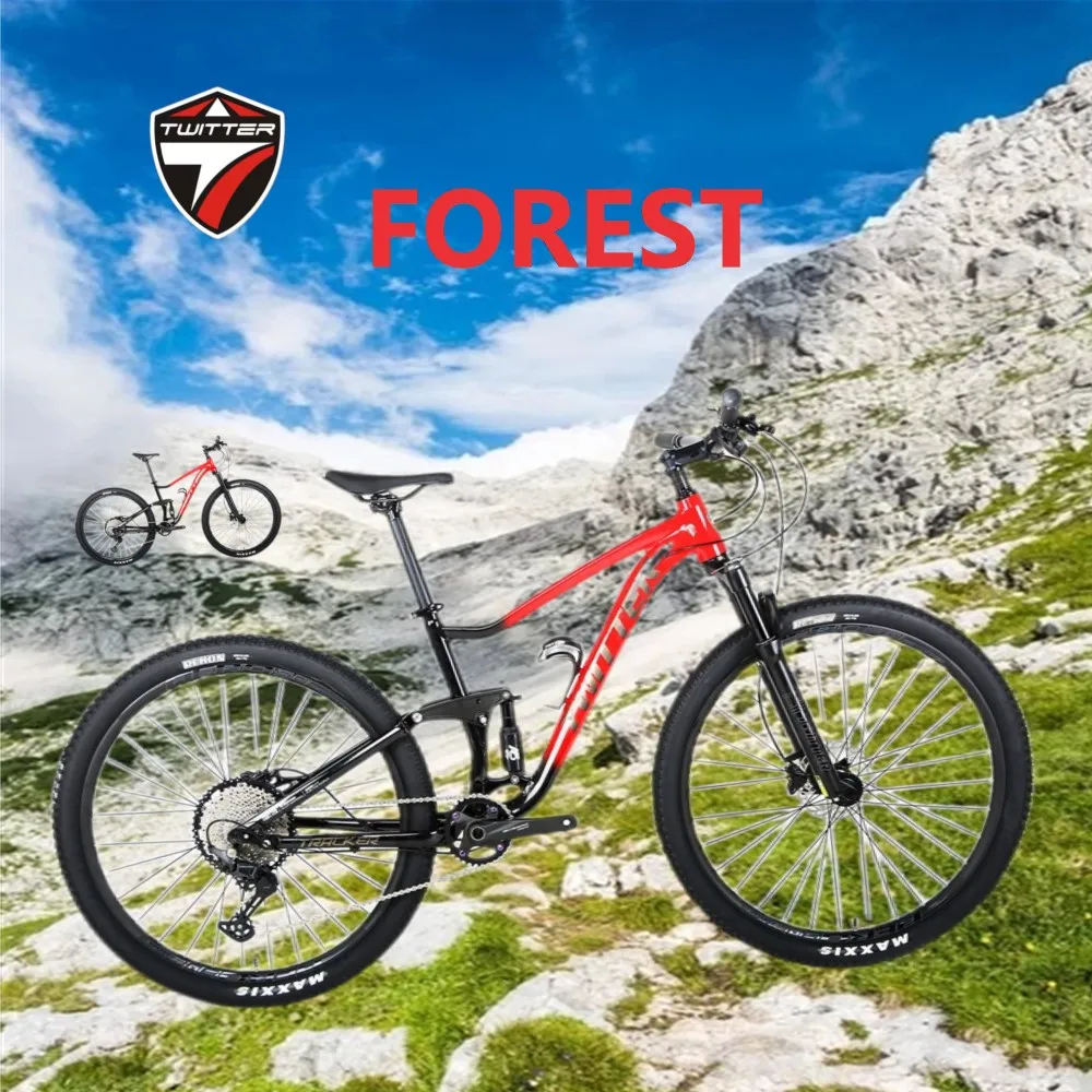 2023 TWITTER TRACKER SRA NX-11S Hydraulic Disc Brake AM Class 27.5/29inch Full Suspension Soft Tail Aluminum Alloy Mountain Bike
2023 TWITTER TRACKER SRA NX-11S Hydraulic Disc Brake AM Class 27.5/29inch Full Suspension Soft Tail Aluminum Alloy Mountain Bike