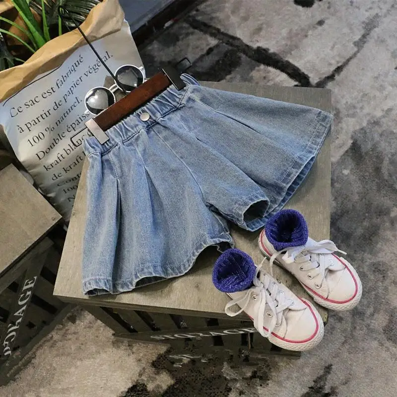 Summer Children's Shorts Girls Solid Color Jeans Casual Kids Loose Pants Clothes 4 To 13 Years Old Toddler Bottoms
Summer Children's Shorts Girls Solid Color Jeans Casual Kids Loose Pants Clothes 4 To 13 Years Old Toddler Bottoms
