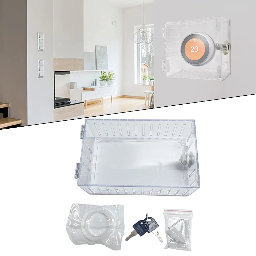 1set Acrylic Lock Box Colleagues Thermostat Thermostat Cover Clear Acrylic Clear Cover Effective Tools Guard Lock Box Household
1set Acrylic Lock Box Colleagues Thermostat Thermostat Cover Clear Acrylic Clear Cover Effective Tools Guard Lock Box Household
