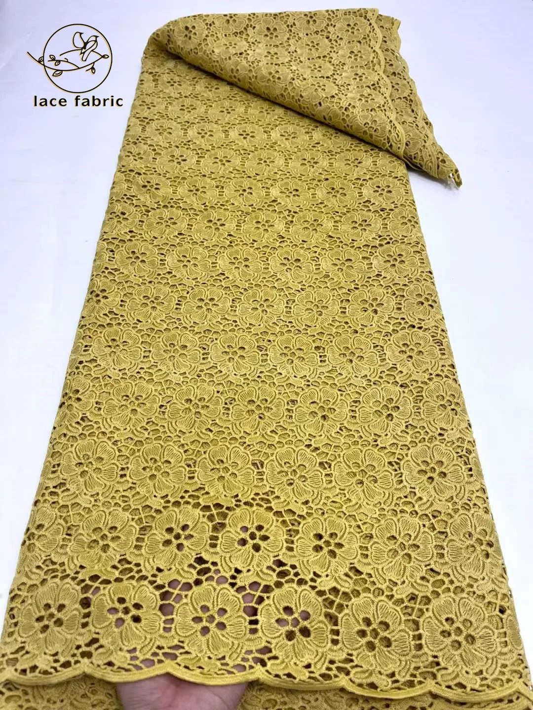 African Cord Guipure Lace Fabric Gold Color 2023 High Quality Nigerian Water Soluble Lace Fabric For Sewing Women Party Dress
African Cord Guipure Lace Fabric Gold Color 2023 High Quality Nigerian Water Soluble Lace Fabric For Sewing Women Party Dress