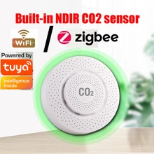 2022 WiFi/Zigbee Tuya NDIR High Precision Carbon Dioxide Detector Home Tuya Smart Mini CO2 Detector indoor Air Quality Monitor
2022 WiFi/Zigbee Tuya NDIR High Precision Carbon Dioxide Detector Home Tuya Smart Mini CO2 Detector indoor Air Quality Monitor